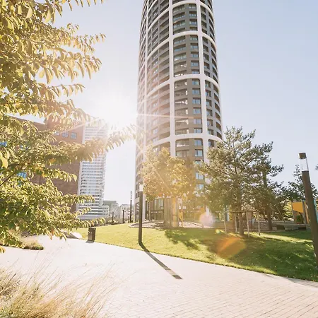 Skau Sky Park By Zaha Hadid 22 Floor 1 Tower Panoramic View Free Parking * براتسيلافا