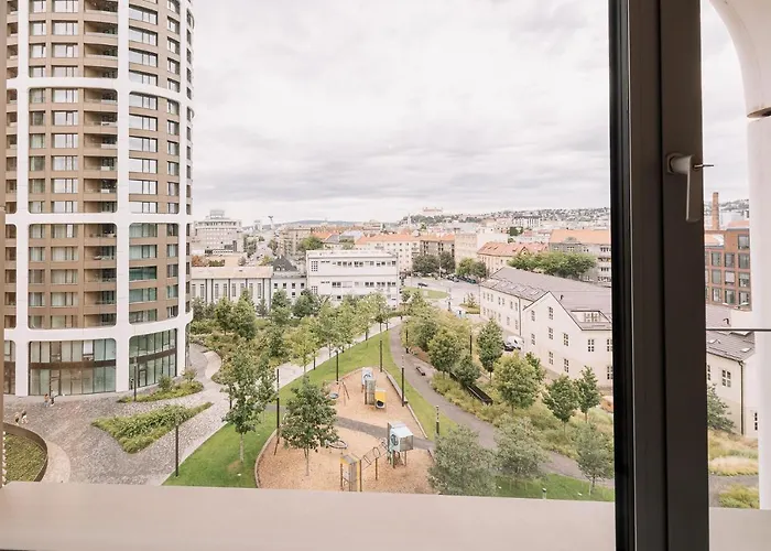 شقة Skau Sky Park By Zaha Hadid 22 Floor 1 Tower Panoramic View Free Parking