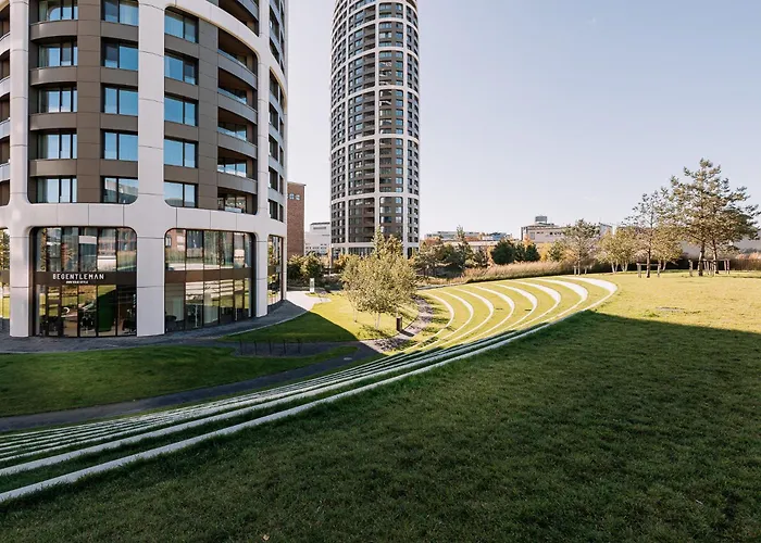 شقة Skau Sky Park By Zaha Hadid 22 Floor 1 Tower Panoramic View Free Parking