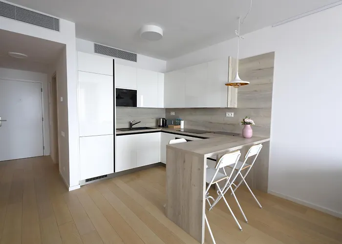 شقة Skau Sky Park By Zaha Hadid 22 Floor 1 Tower Panoramic View Free Parking *